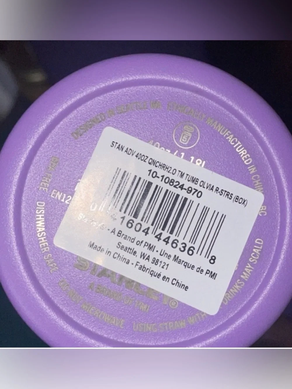 Limited Edition Olivia Rodrigo x Stanley Quencher H2.0 40 oz Tumbler NIB 💜 - Picture 10 of 11